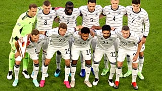 Die DFB-Elf vor ihrem ersten EM-Spiel gegen Frankreich in München, 15.06.2021