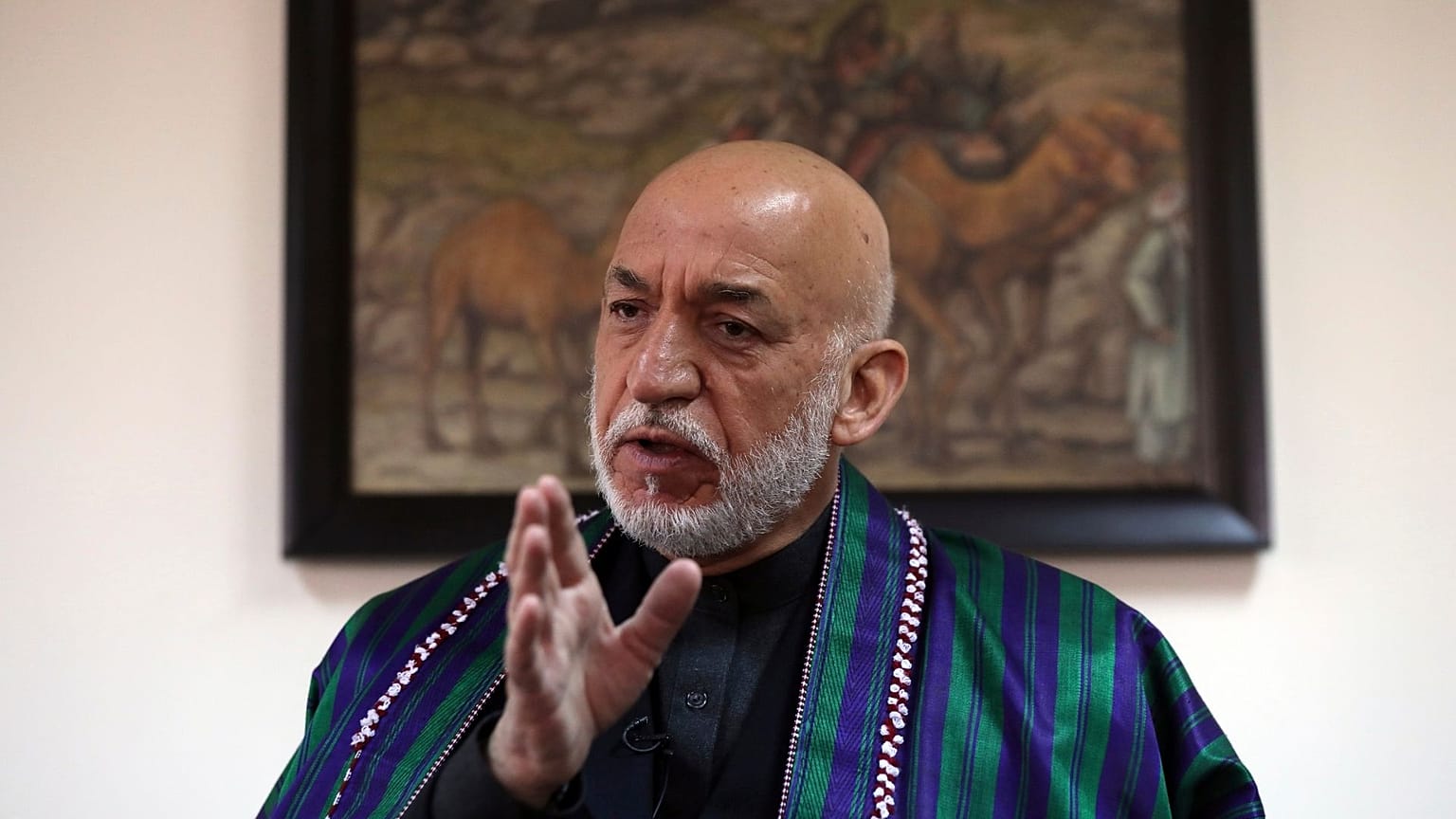 Former Afghan President Hamid Karzai 
