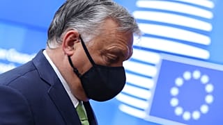 Hungarian Prime Minister Viktor Orban arrives for an EU summit in Brussels last month.