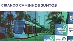 Projeto de metro de superfície em Luanda