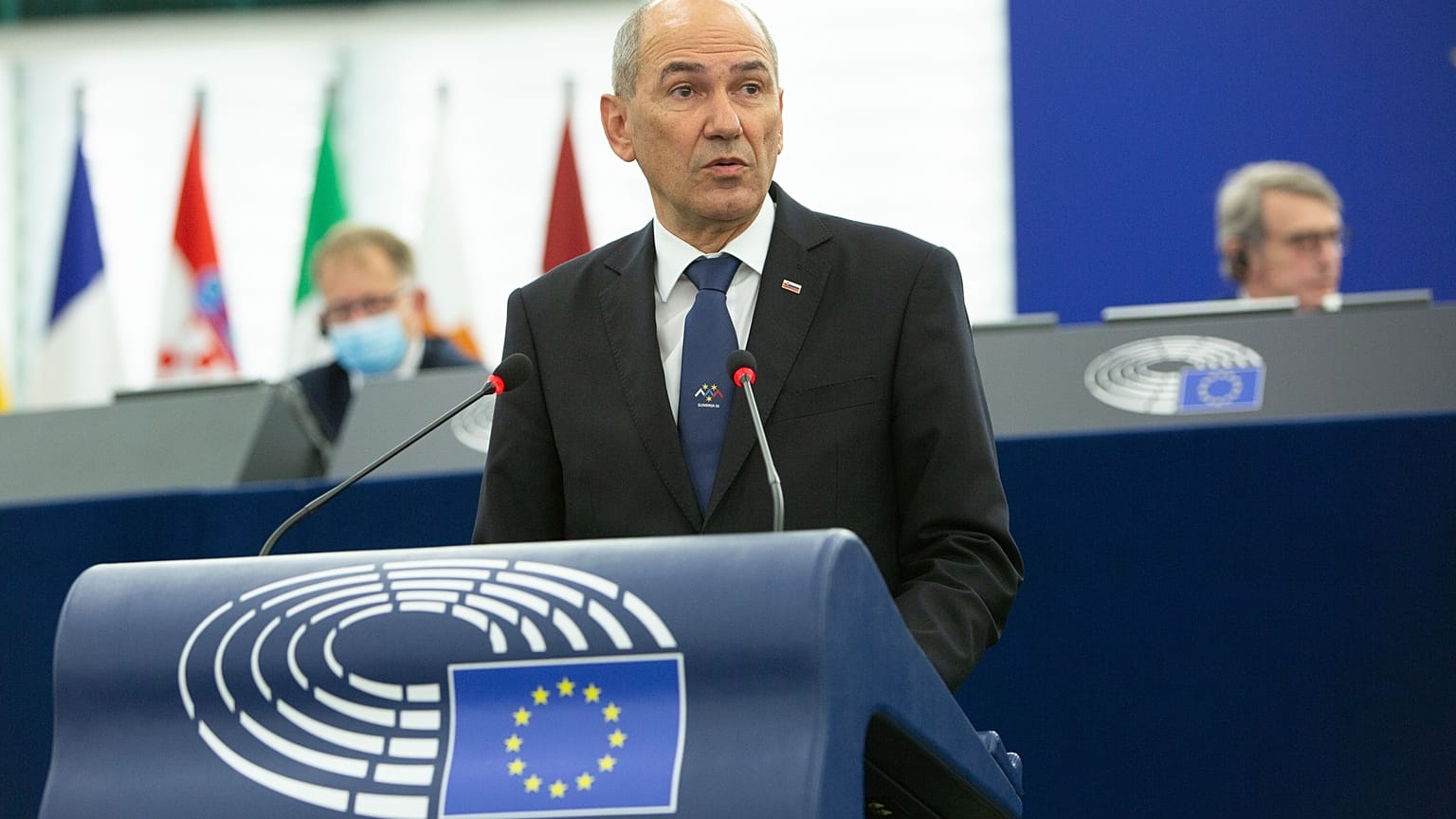 ο Πρωθυπουργός της Σλοβενίας, Γιάνες Γιάνσα