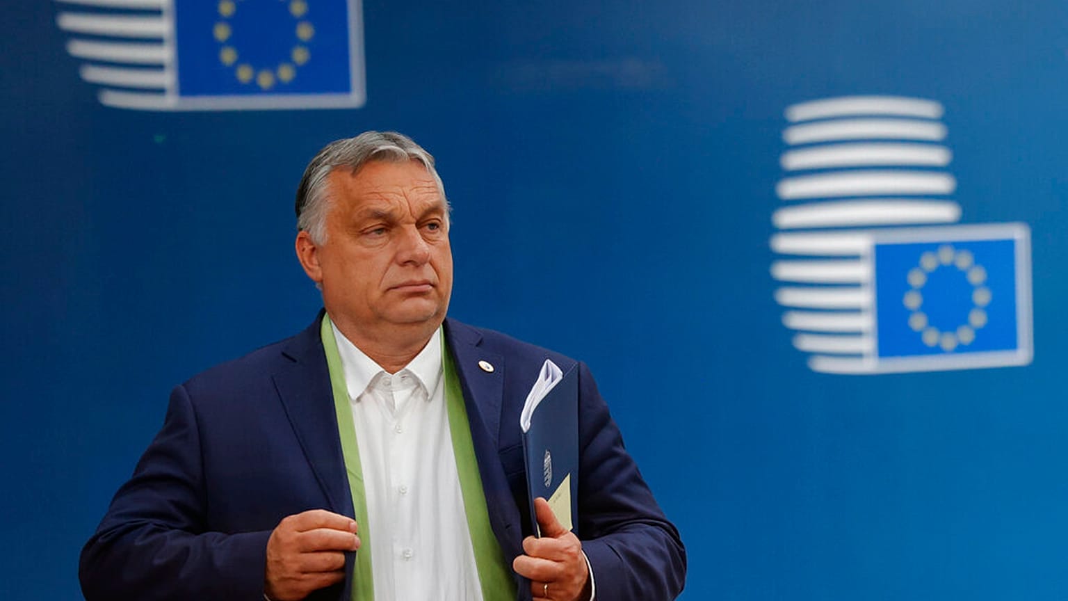 Viktor Orban à Bruxelles, lors d'un sommet européen