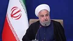 الرئيس الإيراني حسن روحاني.