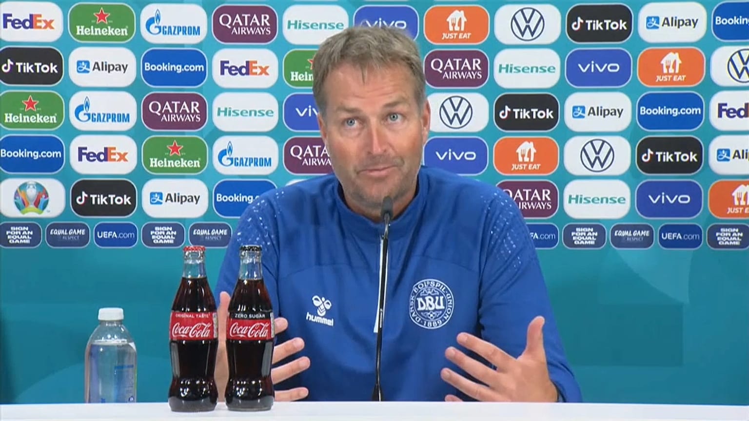 Kasper Hjulmand, coach de l'équipe danoise