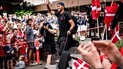 Die englischen Nationalspieler sind erst Dienstagabend aus ihrem "Base Camp" im Londoner Hotel eingetroffen
