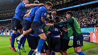 Itália celebra em Wembley