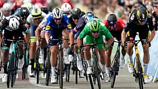 Le sprint final de la dixième étape du Tour de France 2021 à Valence, le 6 juillet 2021