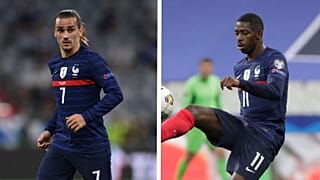 Antoine Griezmann (L) and Ousmane Dembele have both apologised for the video.