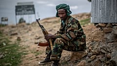 Guerrilheiro da Frente de Libertação Popular do Tigray (ARQUIVO)