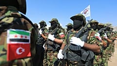 عرض لفصائل عسكرية مدعومة من قبل تركيا في الشمال السوري