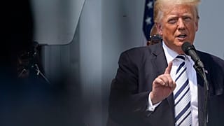 Former President Donald Trump speaks at Trump National Golf Club in Bedminster, N.J., Wednesday, July 7, 2021. 