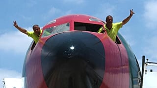 Twin brothers Ata and Khamis first bought their engineless aeroplane in 1999