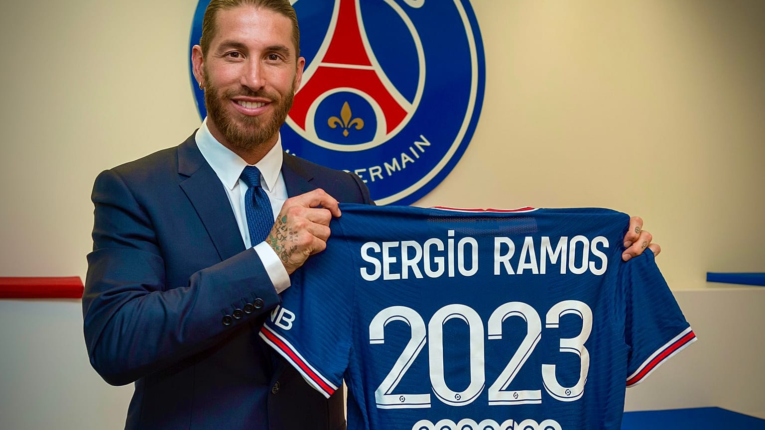 La nuova maglia di Sergio Ramos. Avrà il numero 4. 