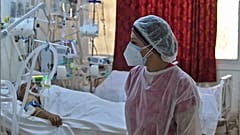In einem Krankenhaus in Kairouan in Tunesien auf der Covid19-Station