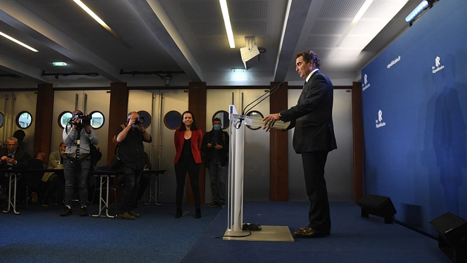 Le patron des Républicains, Christian Jacob, à Paris le § juin 2021