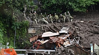 Оползень в Атами (Япония).