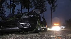 Near Pisek - 8 July 2021  Car accident site 