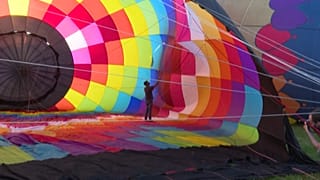 Festival de montgolfières en Catalogne
