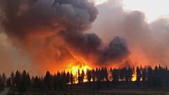 Un incendio en California