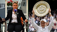 Primeira mulher a apitar uma final masculina e a primeira australiana a vencer em Wimbledon