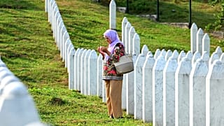 Friedhof in Potocari nahe Srebrenica