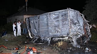 تصادف اتوبوس در شهر وان ترکیه