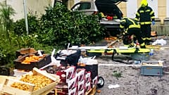 Die Unfallstelle in St. Florian bei Linz