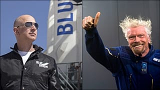 Jeff Bezos ile Richard Branson