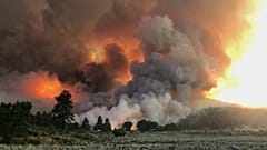 Doyle, California - 9 July 2021 - wildfires, Forest Service 'fire restrictions' sign