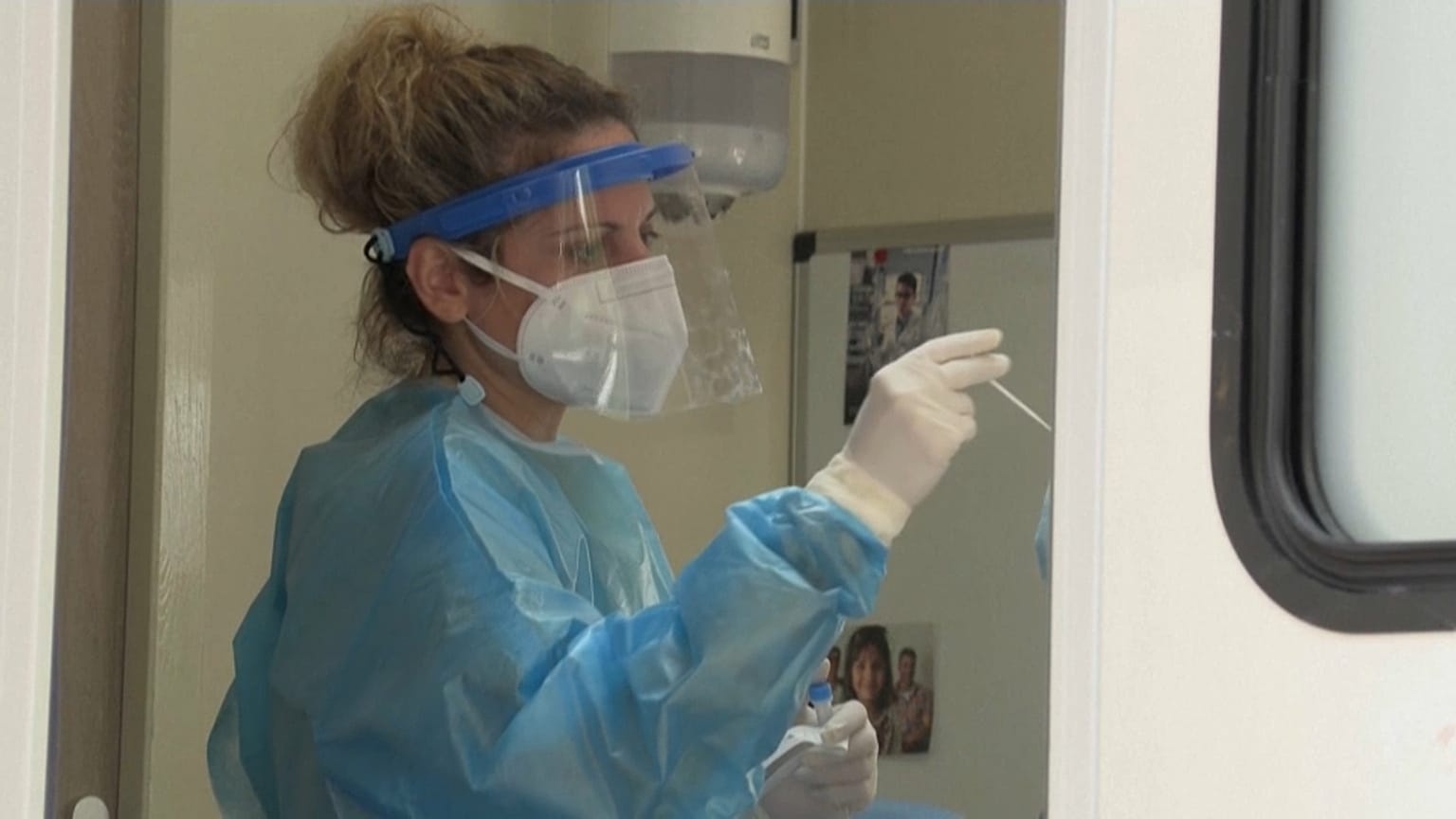 Coronavirus-Test in Griechenland