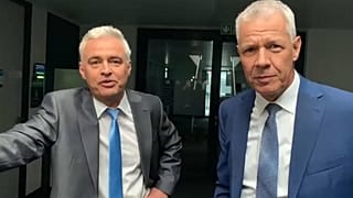 RTL-Moderatoren Andreas von Thien und Peter Kloeppel