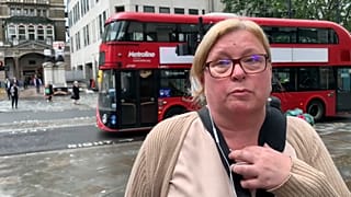 Una hincha de Inglaterra hoy en Londres, Reino Unido 12/7/2021