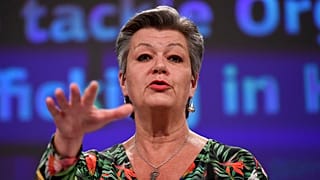 Ylva Johansson has denounced President Lukashenko for "instrumentalising" migrants against the EU.