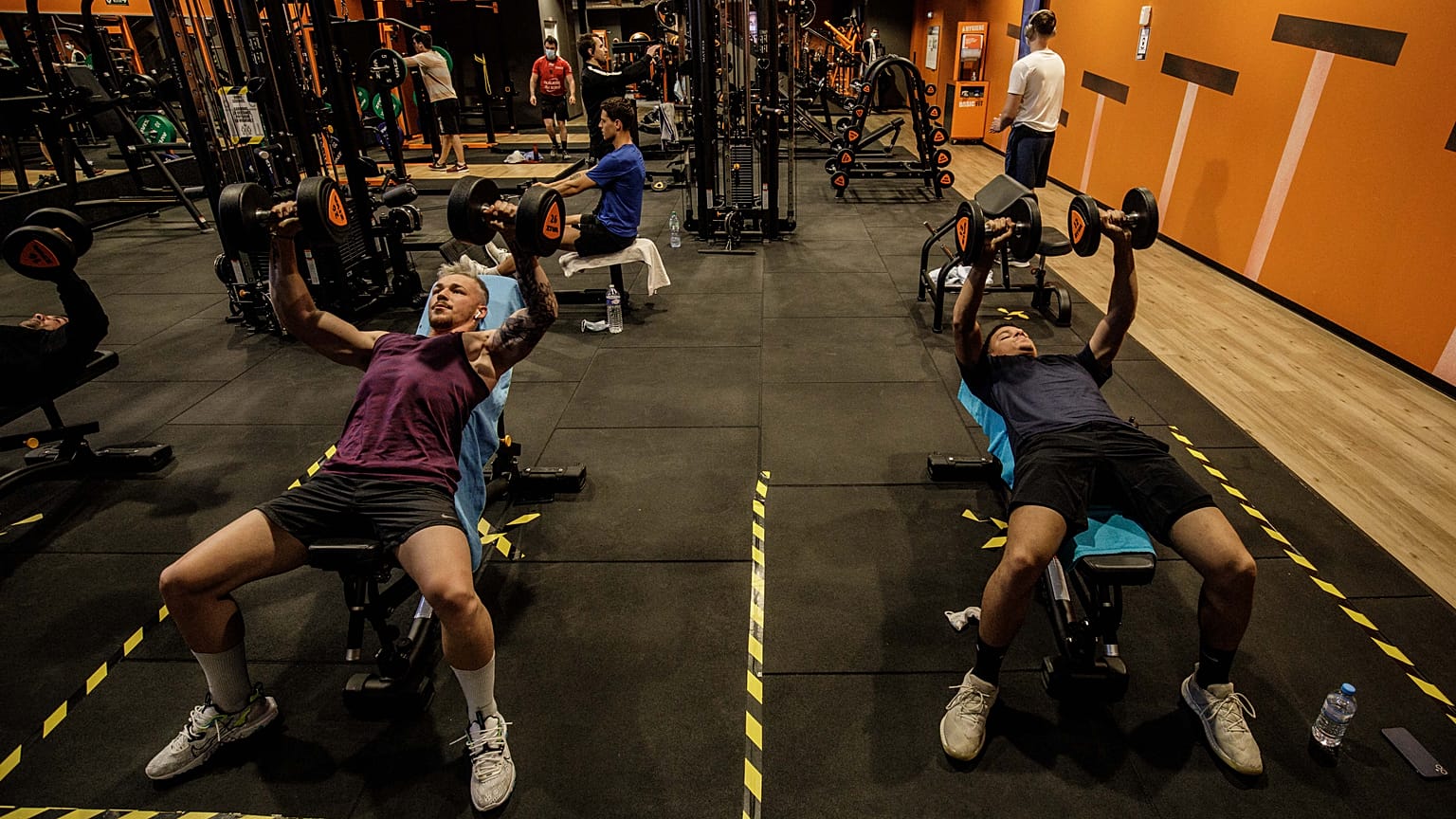Spor salonlarında alının Covid-19 önlemleri