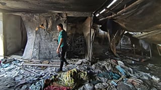 Irak'ta yangın çıkan hastane