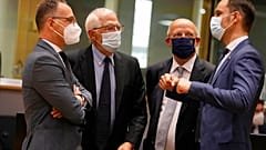 Der EU-Außenbeauftrage Josep Borrell beim EU-Außenminister-Treffen in Brüssel