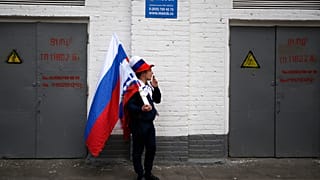 Болельщик сборной России на чемпионате мира по футболу 2018 года