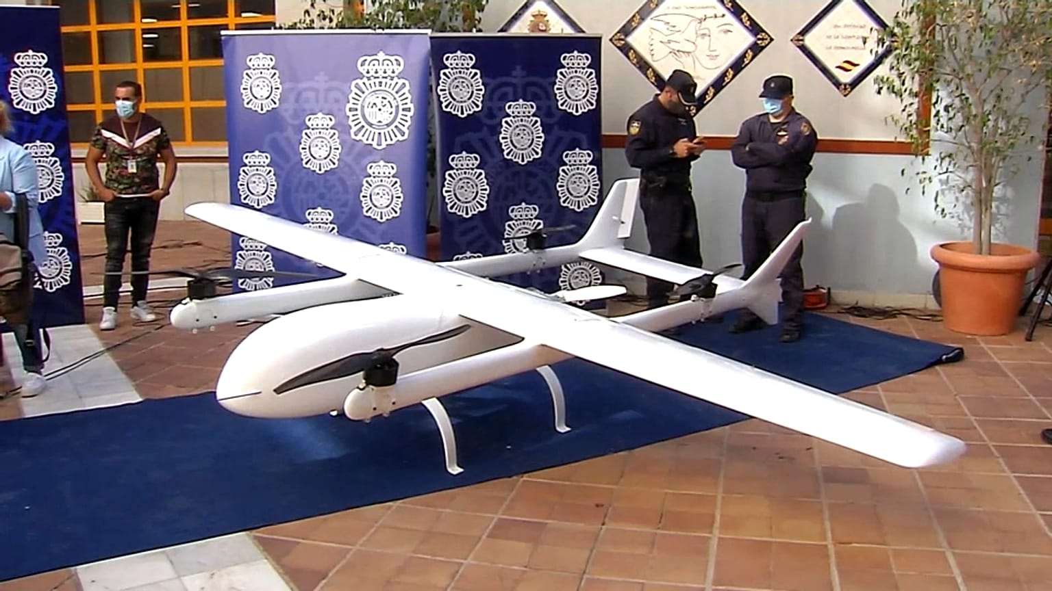 El dron capturado