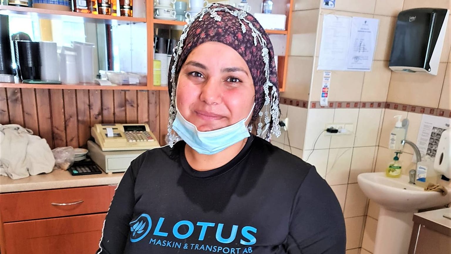 Basma fled Syria four years ago with her family. She now speaks fluent LIthuanian. 