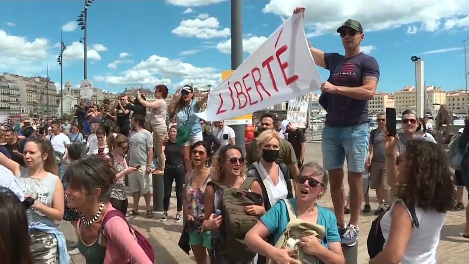 Demonstration in Marseille