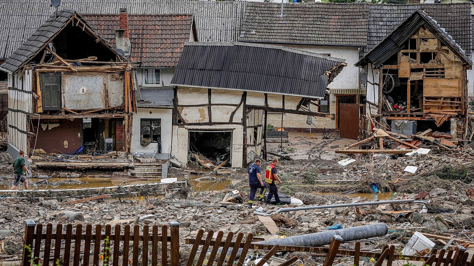 Flutschäden in Schuld, Rheinland-Pfalz