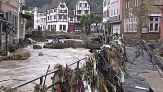 Ein Bild der Zerstörung in der Eifel