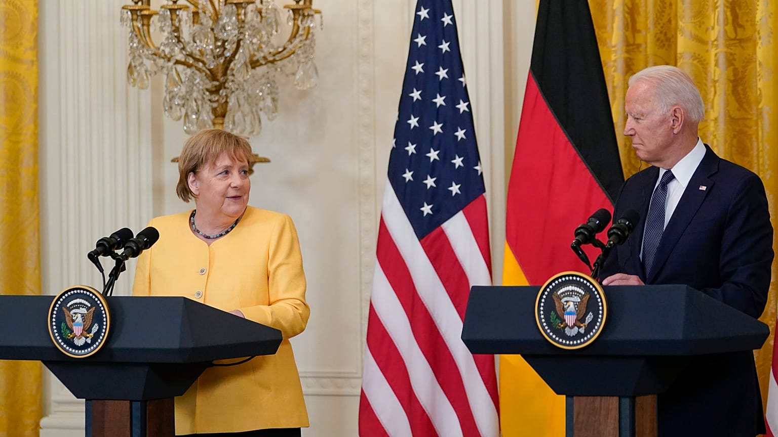 Merkel da Biden: disaccordo sul gasdotto Nord Stream 2