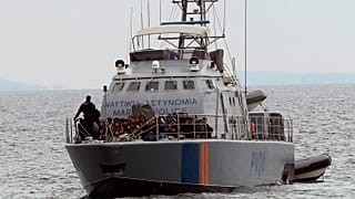 Kıbrıs açıklarında Avrupa Birliği Sınır Güvenliği Ajansı Frontex'e ait bir tekne