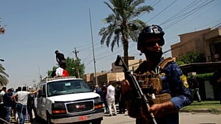 مراسم تشییع پیکر هشام هاشمی در عراق