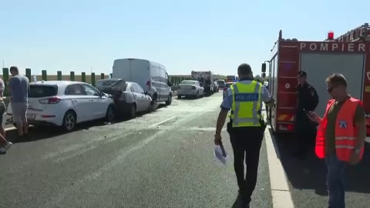 Dichter Nebel: Massen-Crash mit 55 Autos in Rumänien