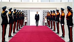 Damaskus: Spalier stehen für Präsident Baschar al-Assad