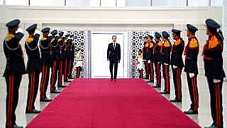 Damaskus: Spalier stehen für Präsident Baschar al-Assad