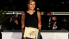 Julia Ducourneau, réalisatrice de "Titane" et Palme d'or à Cannes, le 17 juillet 2021