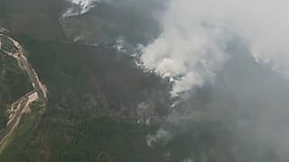 Militär löscht Waldbrände in Sibirien